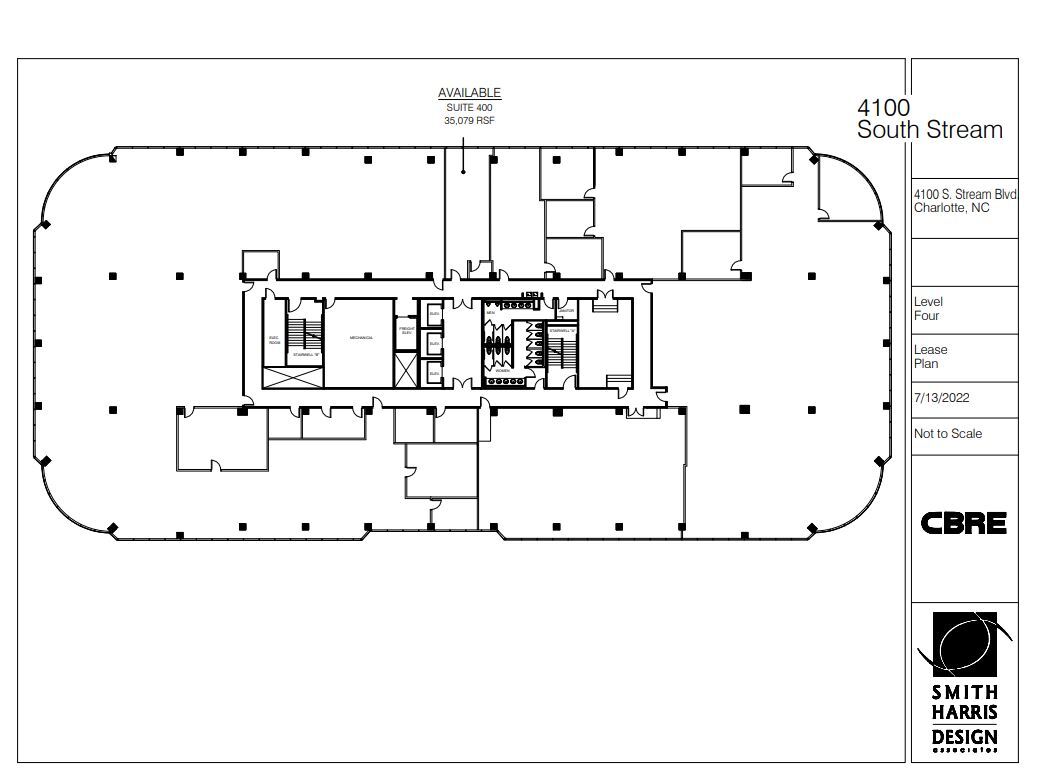 4100 S Stream Blvd, Charlotte, NC for lease Floor Plan- Image 1 of 1