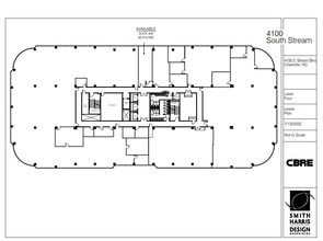 4100 S Stream Blvd, Charlotte, NC for lease Floor Plan- Image 1 of 1