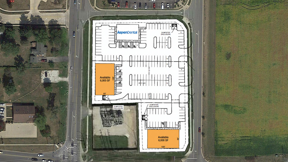 100 N Seminary St, Galesburg, IL for lease - Site Plan - Image 2 of 4