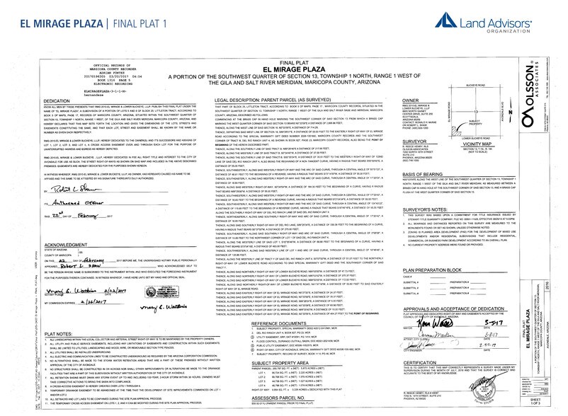 Nec El Mirage Road & Lower Buckeye Road, Avondale, AZ 85323