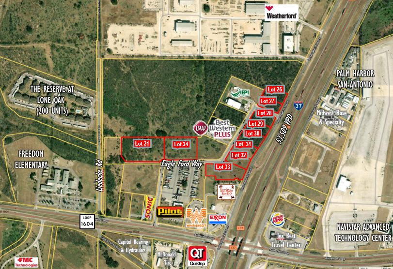 S Loop 1604 E, San Antonio, TX for sale - Aerial - Image 1 of 4