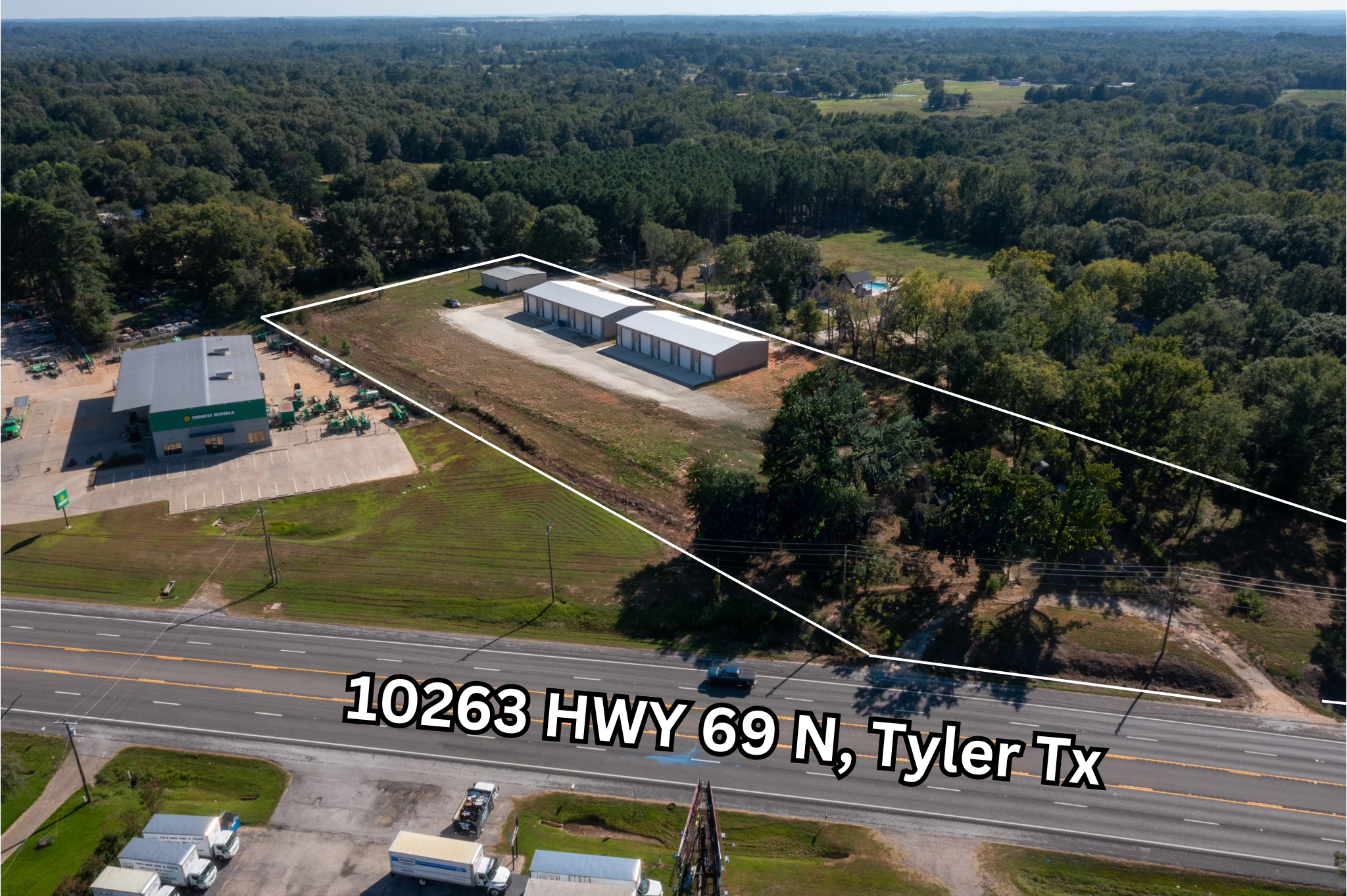 10263 US Highway 69 N, Tyler, TX for lease Aerial- Image 1 of 16