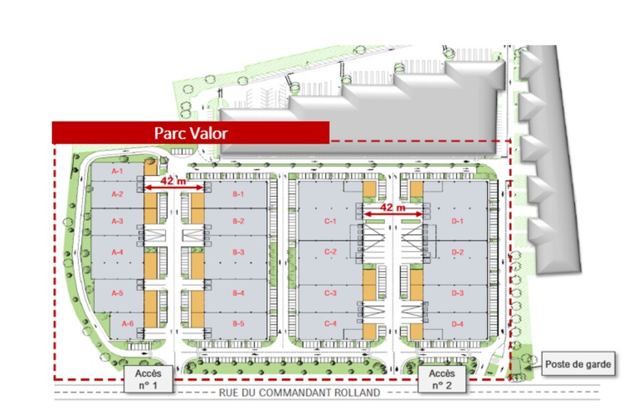Rue du Commandant Rolland, Le Bourget for lease - Site Plan - Image 1 of 1