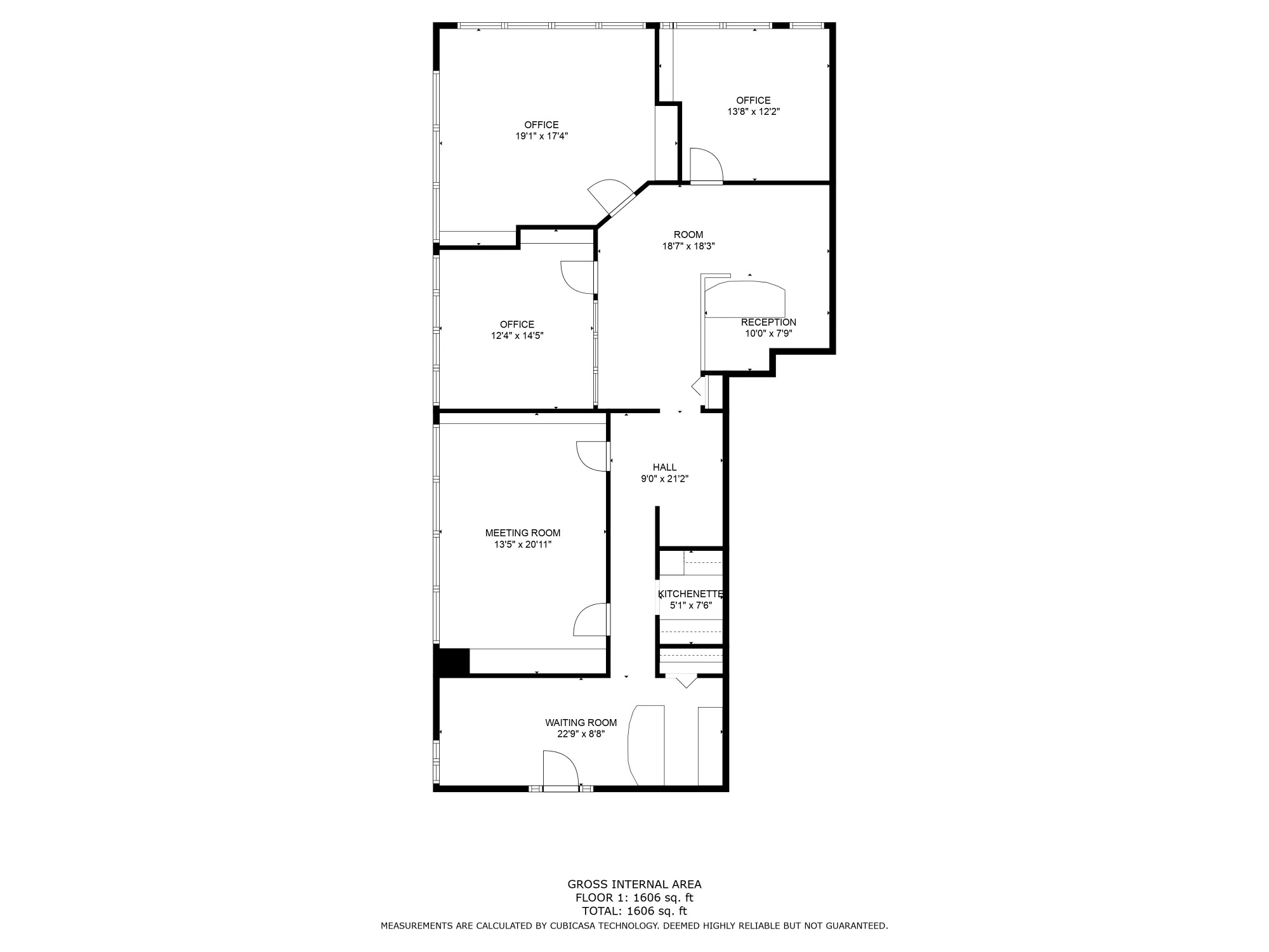 621 Ridgely Ave, Annapolis, MD for lease Floor Plan- Image 1 of 2