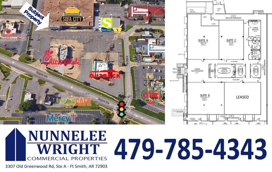 6800-6808 Rogers Ave, Fort Smith, AR for lease - Building Photo - Image 1 of 1