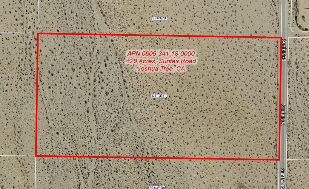 Sunfair Rd, Joshua Tree, CA for sale Other- Image 1 of 1