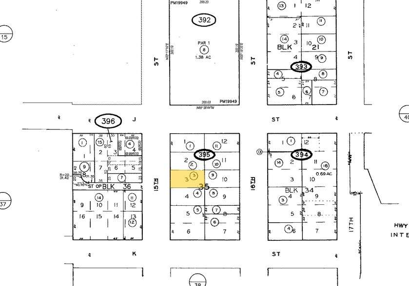 335 15th St, San Diego, CA for lease - Plat Map - Image 2 of 2