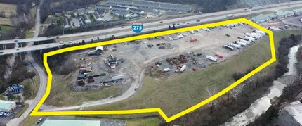 7967 Wesselman Rd, Cleves, OH - AERIAL  map view