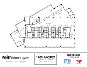 1700 Pacific Ave, Dallas, TX for lease Floor Plan- Image 1 of 1