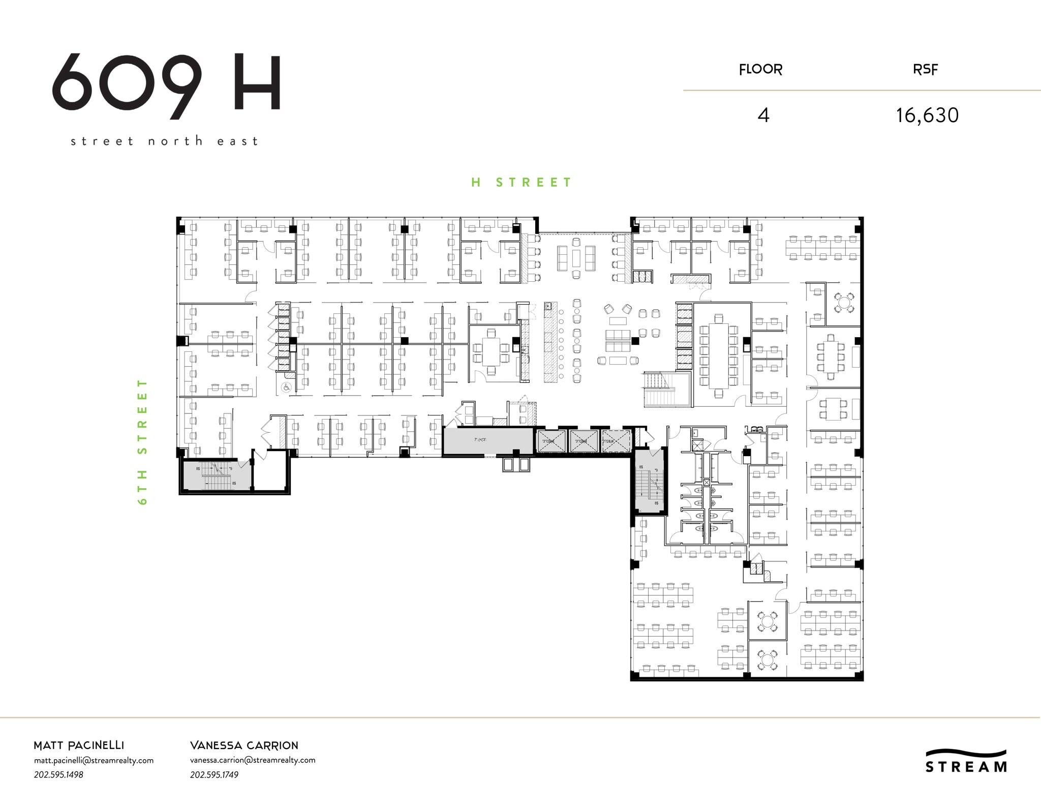 609 H St NE, Washington, DC for lease Site Plan- Image 1 of 9