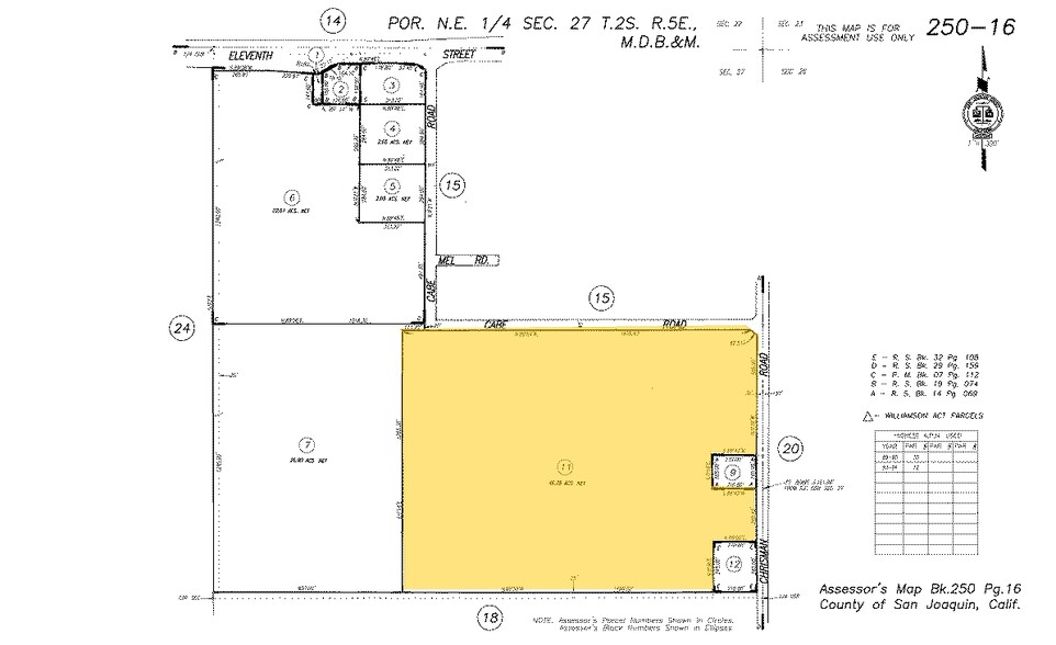 24427 S Chrisman Rd, Tracy, CA for sale - Plat Map - Image 1 of 1