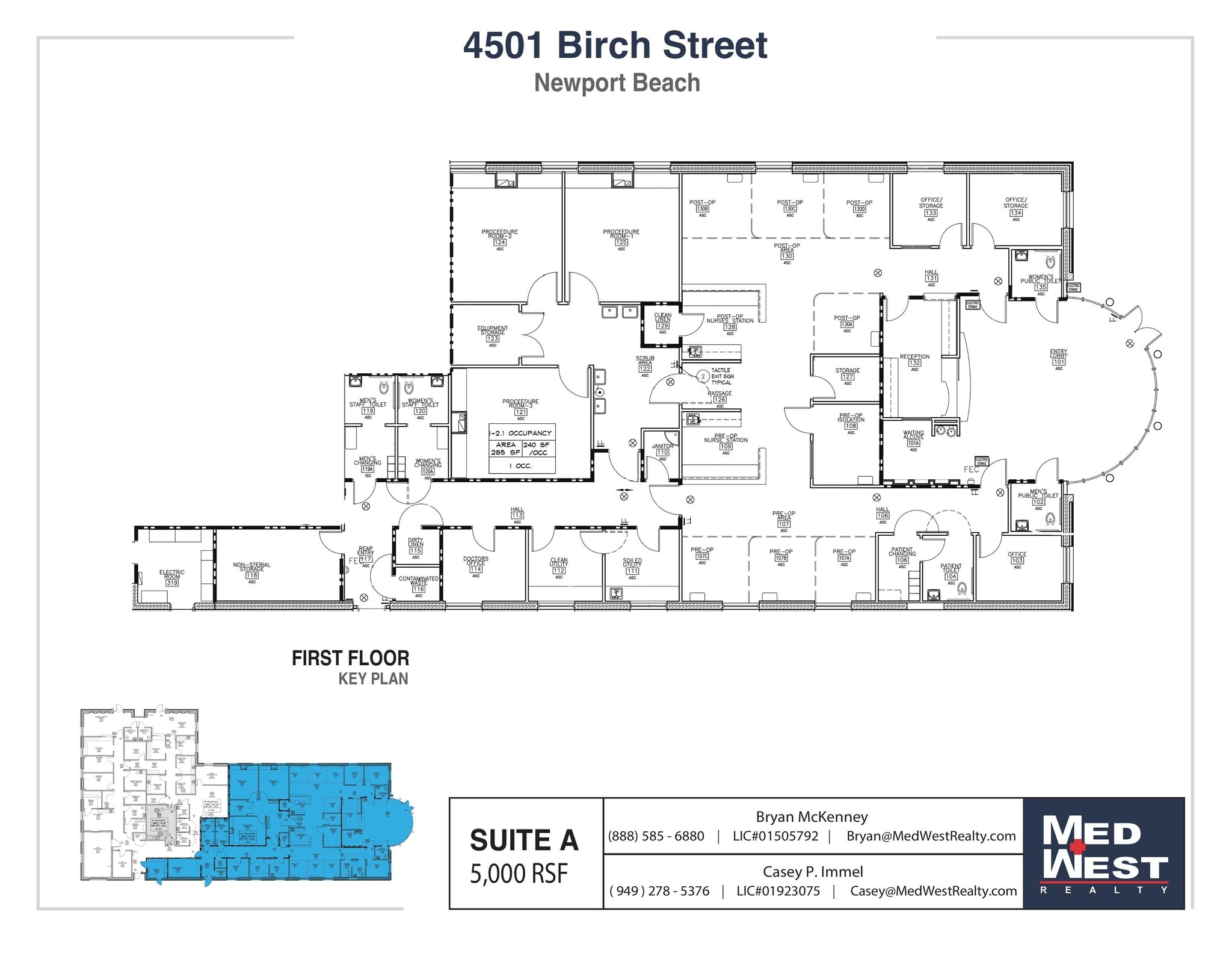 4501 Birch St, Newport Beach, CA for lease Floor Plan- Image 1 of 1