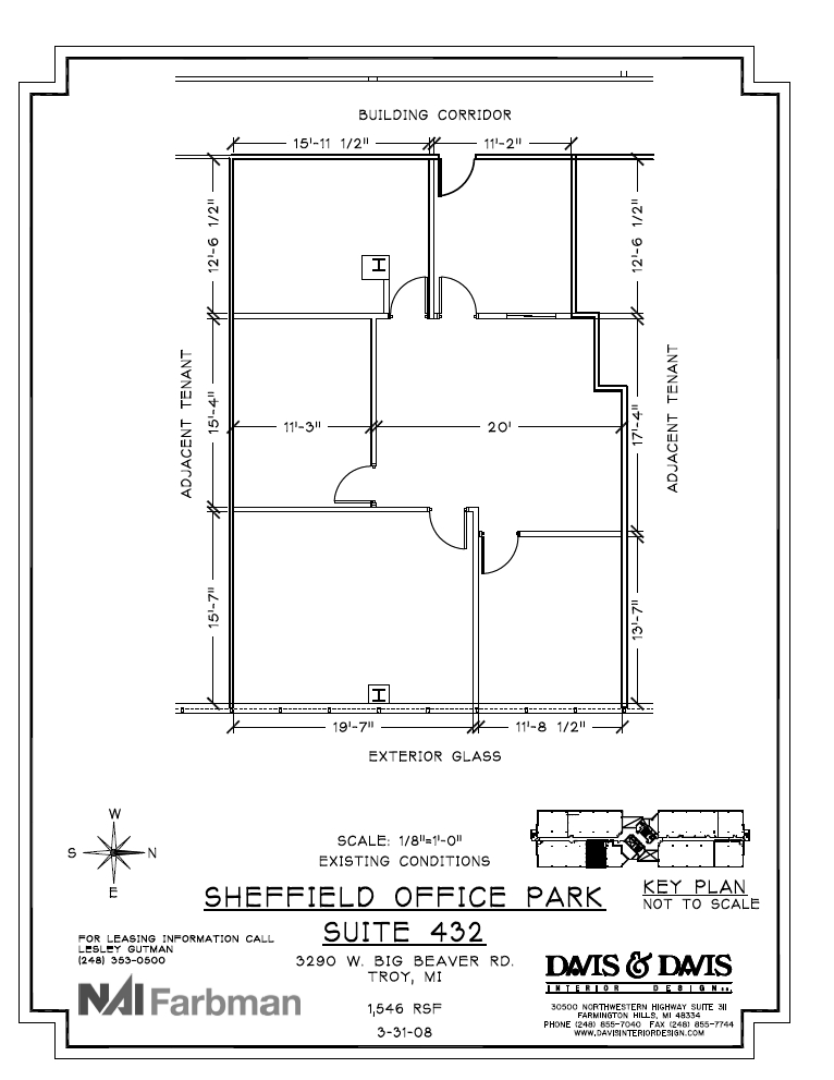 3310 W Big Beaver Rd, Troy, MI for lease Floor Plan- Image 1 of 1