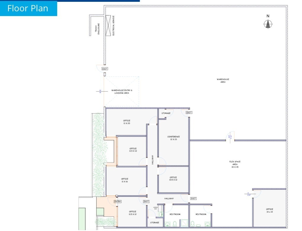 9638 Topanga Canyon Pl, Chatsworth, CA for lease Floor Plan- Image 1 of 1