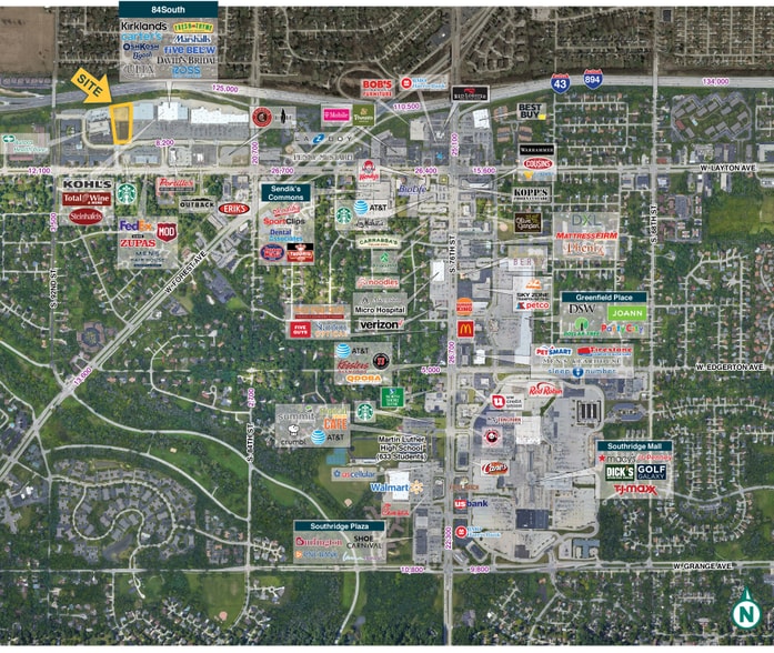 8900 W Sura Ln, Greenfield, WI for sale - Aerial - Image 2 of 3