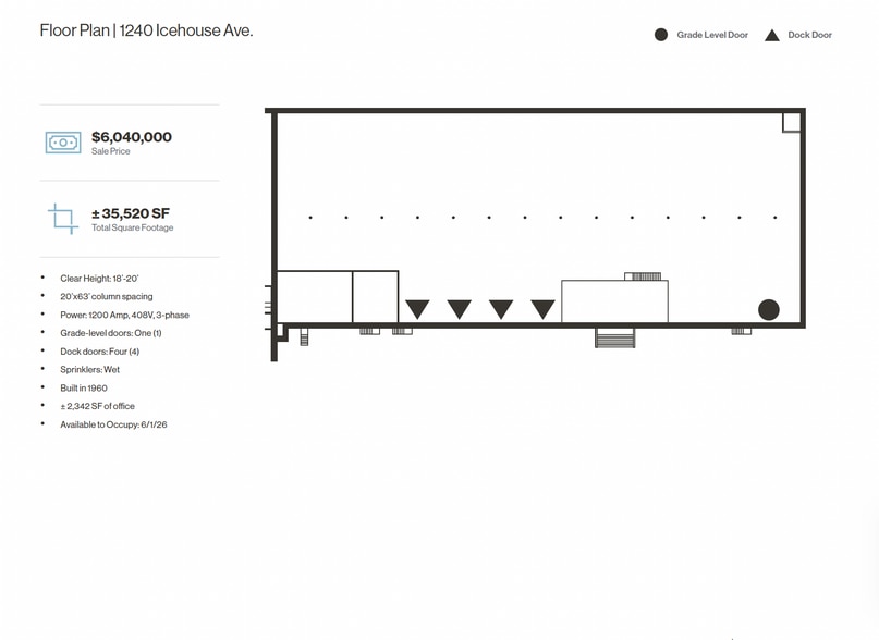 1240 Icehouse Ave, Sparks, NV for sale - Floor Plan - Image 2 of 6