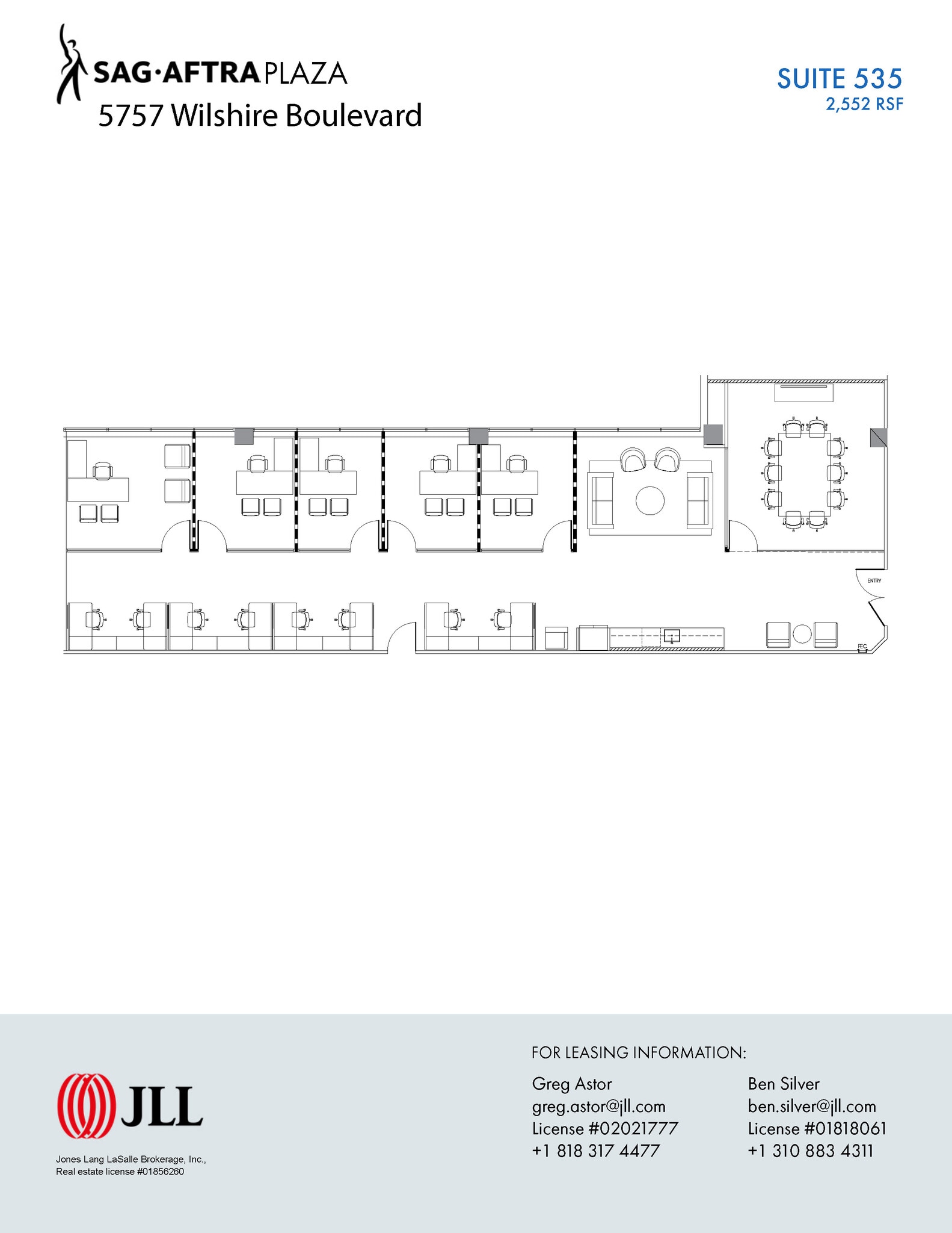 5757 Wilshire Blvd, Los Angeles, CA for lease Floor Plan- Image 1 of 1