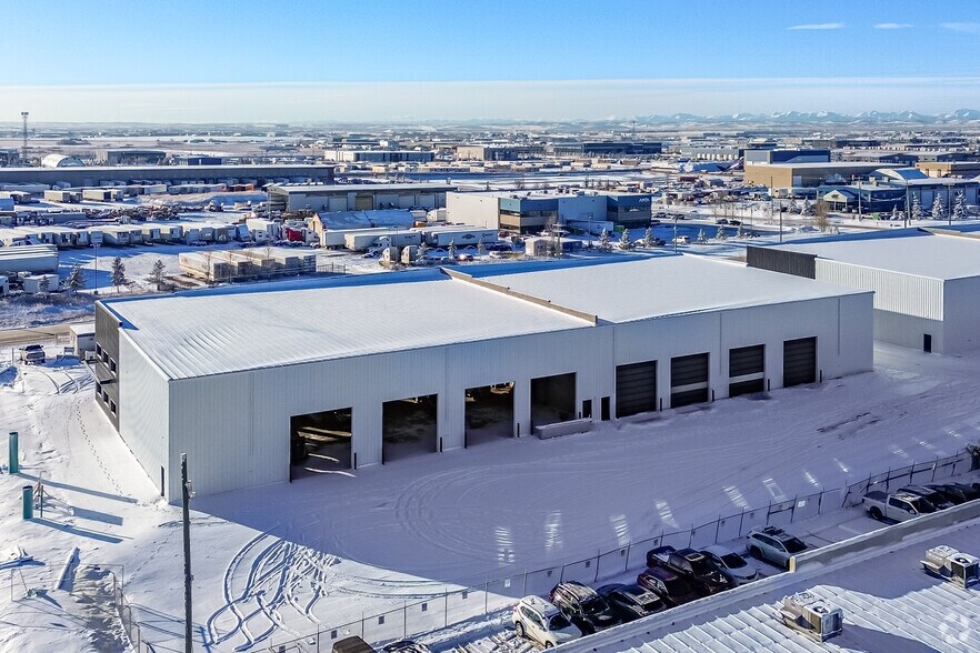 6 Wrangler Pl, Rocky View No 44, AB for lease - Aerial - Image 3 of 7