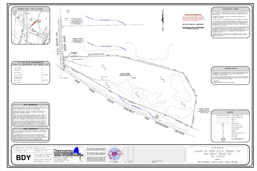 1616 River Rd, Selkirk, NY for sale - Plat Map - Image 3 of 4