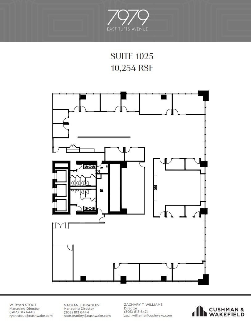 7979 E Tufts Ave, Denver, CO for lease Floor Plan- Image 1 of 1