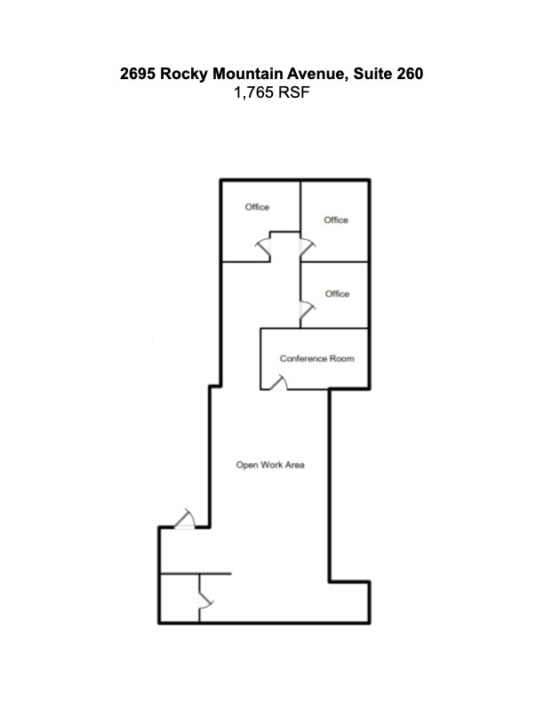 2695 Rocky Mountain Ave, Loveland, CO for lease Floor Plan- Image 1 of 1