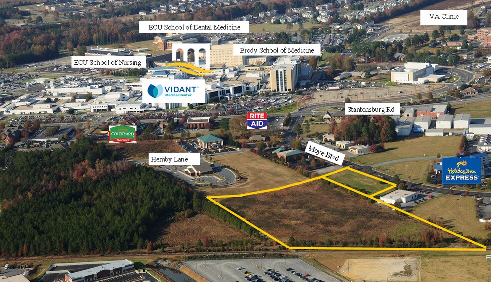 Moye Blvd, Greenville, NC for sale - Building Photo - Image 1 of 1