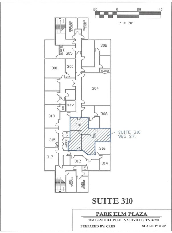 1451 Elm Hill Pike, Nashville, TN for lease Floor Plan- Image 1 of 1