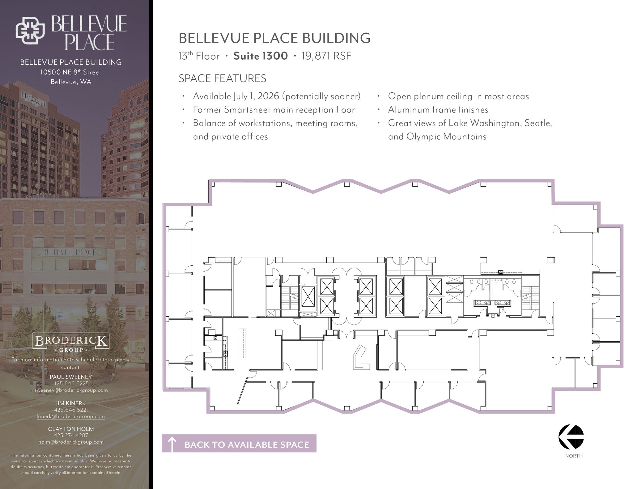 10500 NE 8th St, Bellevue, WA for lease Floor Plan- Image 1 of 1