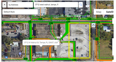 3712 W Walnut St, Tampa, FL - aerial  map view - Image1