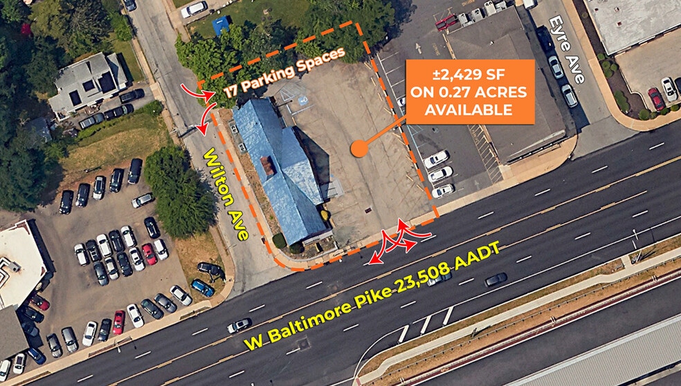 417 W Baltimore Ave, Clifton Heights, PA for lease - Building Photo - Image 2 of 9