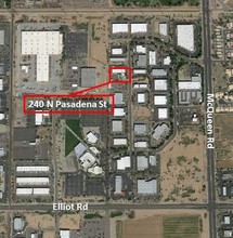 240 N Pasadena St, Gilbert, AZ - aerial  map view