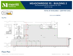 6518 Meadowridge Rd, Elkridge, MD for lease Floor Plan- Image 1 of 4