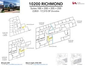 10200 Richmond Ave, Houston, TX for lease Floor Plan- Image 2 of 2