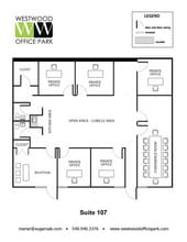 100-810 Westwood Office Park, Fredericksburg, VA for lease Interior Photo- Image 2 of 2