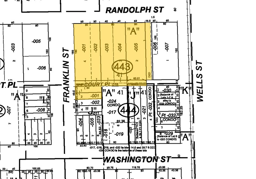 225 W Randolph St, Chicago, IL for lease - Plat Map - Image 2 of 5