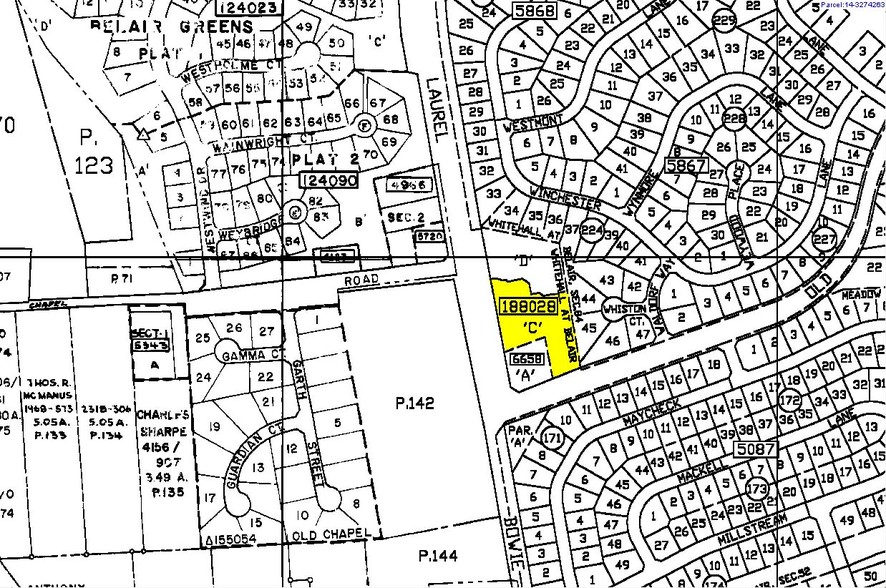 6911 Laurel Bowie Rd, Bowie, MD for lease - Plat Map - Image 2 of 8