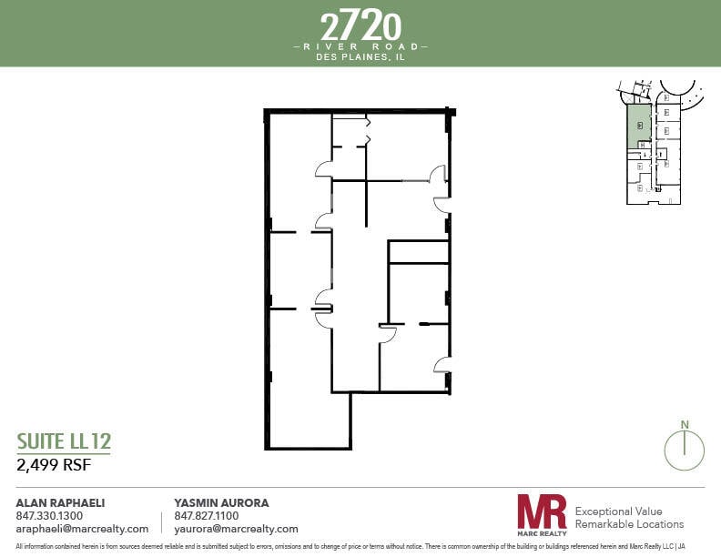 2720 S River Rd, Des Plaines, IL for sale Floor Plan- Image 1 of 1