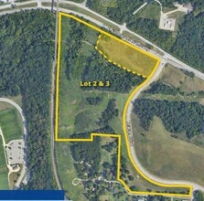 SWC E. 63rd Street Trafficway & Beacon Dr, Kansas City, MO - AERIAL  map view