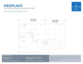 1315 St Joseph Pky, Houston, TX for lease Floor Plan- Image 1 of 1