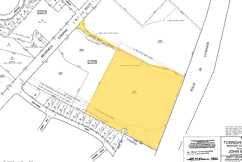 2572 Brunswick Pike, Lawrenceville, NJ for lease - Plat Map - Image 2 of 6