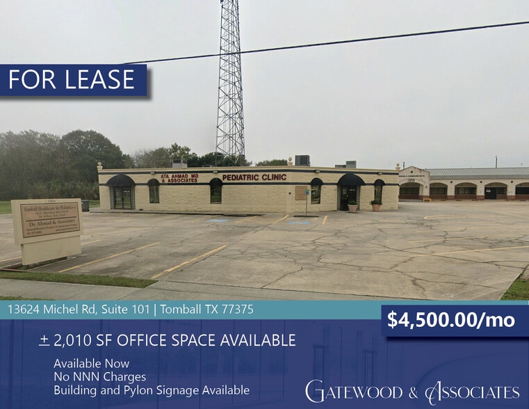 13624 Michel Rd, Tomball, TX for lease - Building Photo - Image 1 of 3
