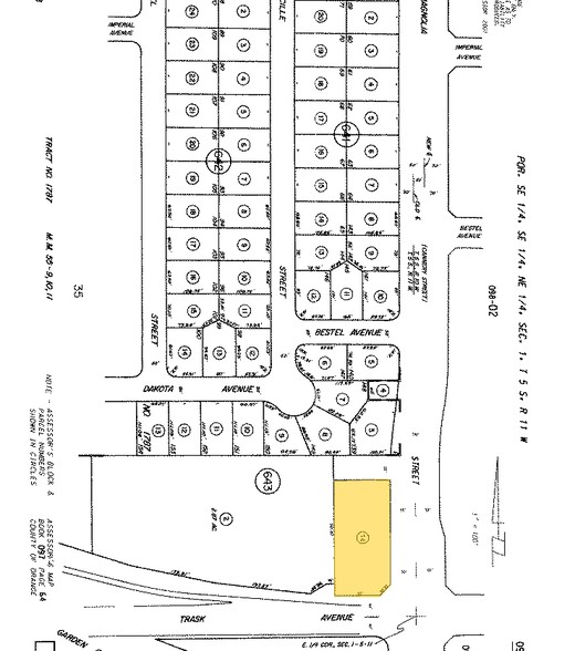 13471 Magnolia St, Garden Grove, CA for lease - Plat Map - Image 2 of 16