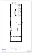 129 W Maple Ave, Vienna, VA for lease Floor Plan- Image 1 of 1