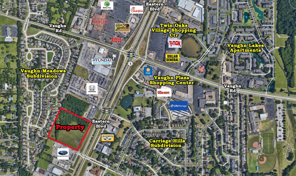 East Blvd, Montgomery, AL 36116 9.614 Acres