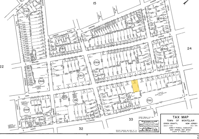 101 Park St, Montclair, NJ for lease - Plat Map - Image 2 of 4