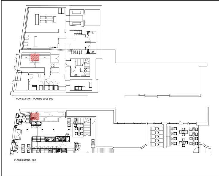 Retail in Paris for lease - Floor Plan - Image 2 of 3