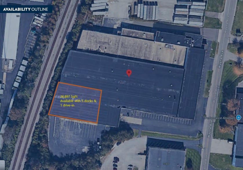 10333-10335 Wayne Ave, Cincinnati, OH for lease - Aerial - Image 3 of 9