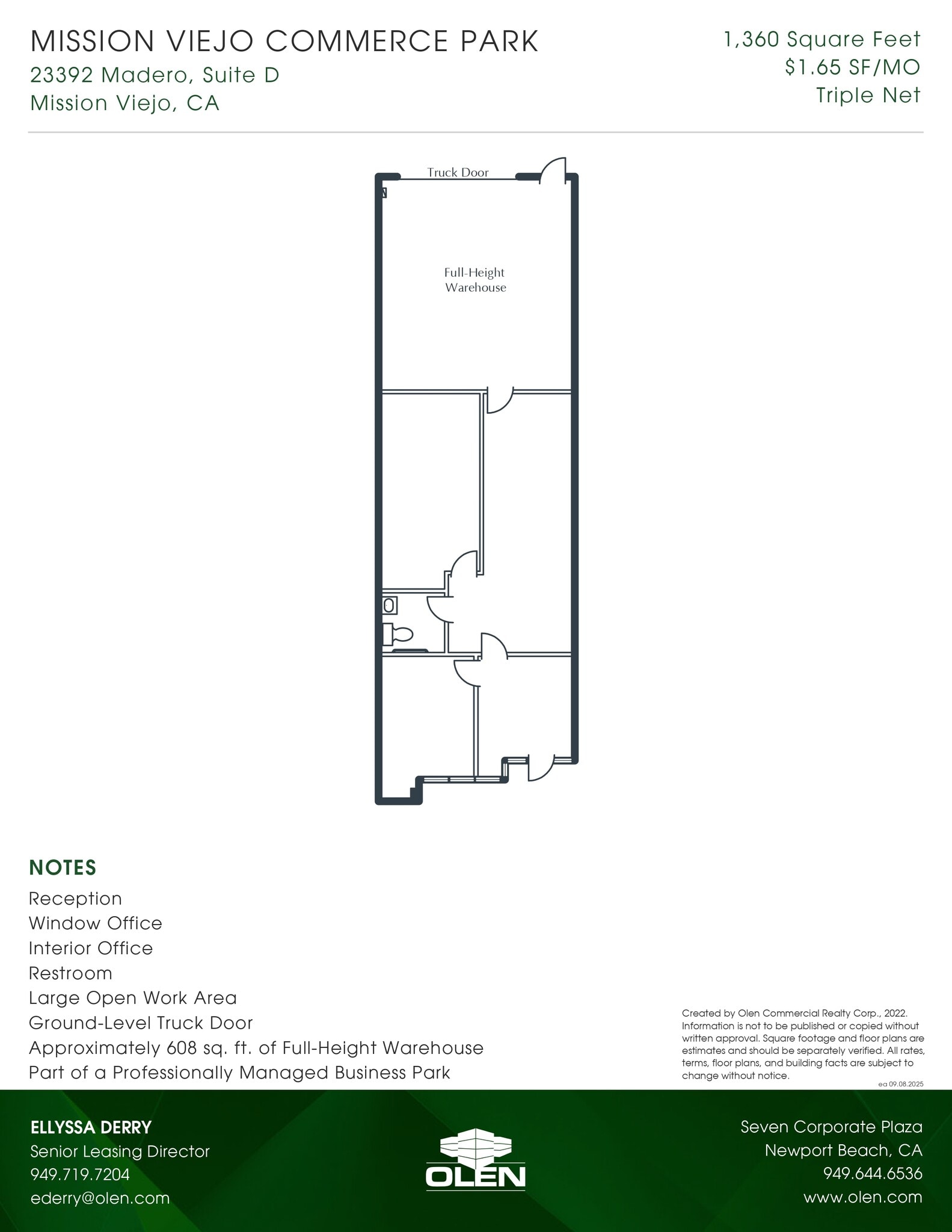 23392 Madero, Mission Viejo, CA for lease Floor Plan- Image 1 of 1