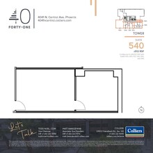 4041 N Central Ave, Phoenix, AZ for lease Floor Plan- Image 1 of 1