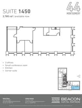 44 Montgomery St, San Francisco, CA for lease Floor Plan- Image 1 of 1